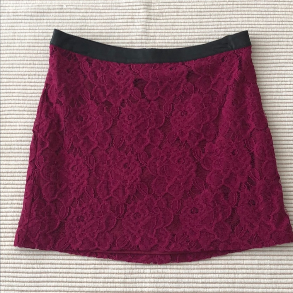 Kensie Floral Lace Skirt